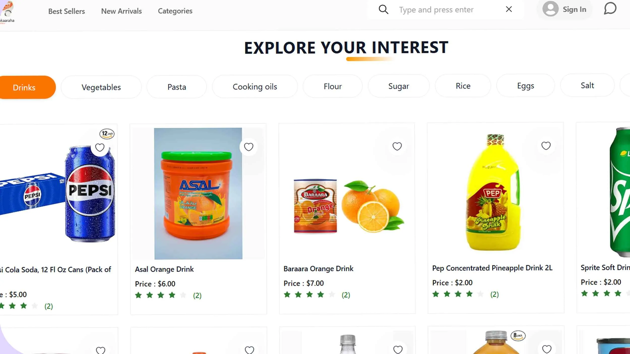 Suuqabakaaraha Product Page